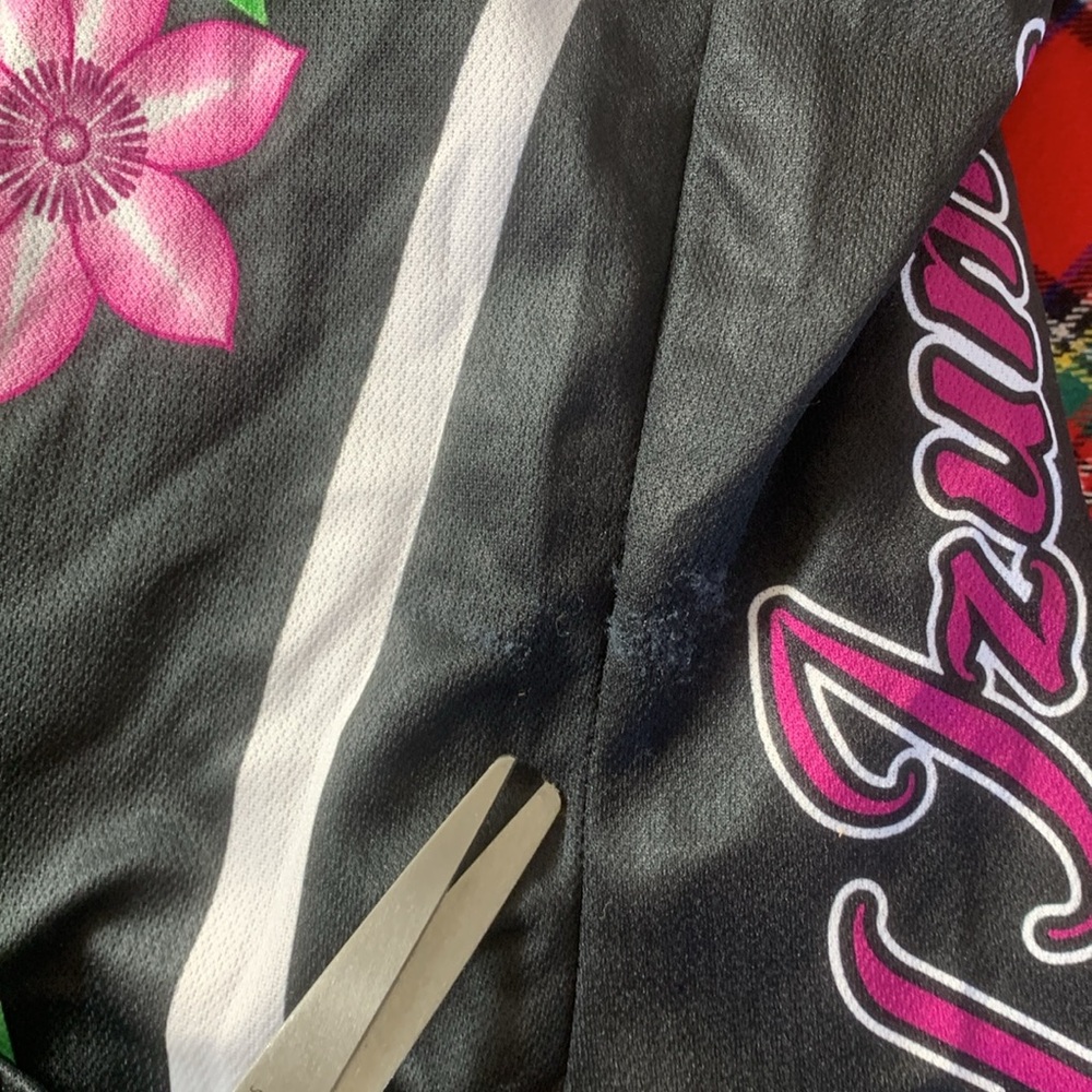 Pearl Izumi Sleeveless Jersey Womens Small Black Floral Select Series Cycling - Picture 11 of 11